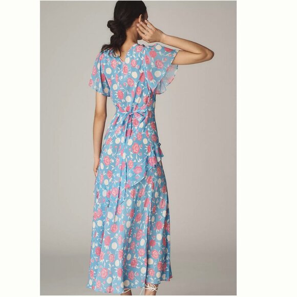 RIXO Bunched Daisy Dress  Size 6 *BNWT* - Picture 2 of 2